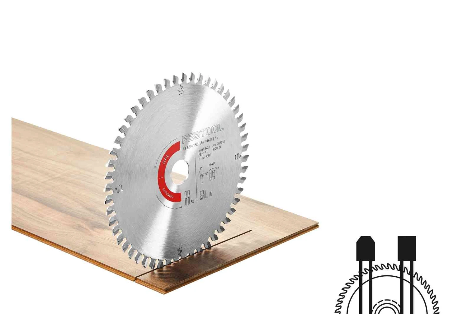 Festool 205562 Laminate 52-Tooth Saw Blade 3 Festool 205562 Laminate 52-Tooth Saw Blade