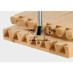 Festool Grad-/sinkfräs HS, Spindel HS S8 D13,8/13,5/15°