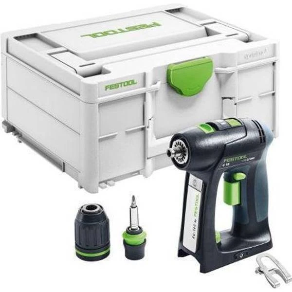 Festool Skruemaskine C 18-Basic-4,0; 18 V (uden Batteri Og Oplader) 4,0 Ah Batteri Gratis! 3 Festool Skruemaskine C 18-Basic-4,0; 18 V (uden Batteri Og Oplader) 4,0 Ah Batteri Gratis!