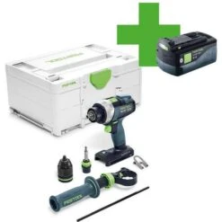 Festool TDC 18/4 I BASIC Cordless Drill With Free 5.2Ah Battery N/A
