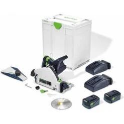 Festool TSC 55 Cordless Plunge-Cut Saw With 2x 5.2Ah Batteries, Charger & Case